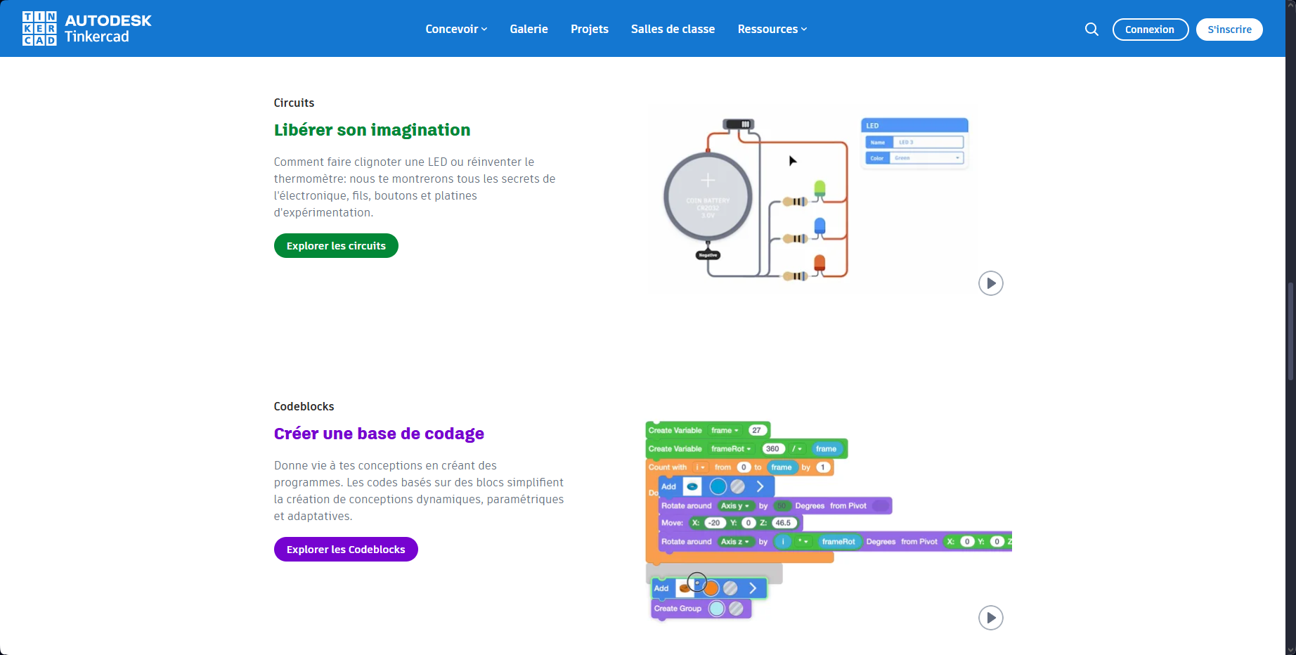 Tinkercad - Modélisation 3D et circuits en ligne