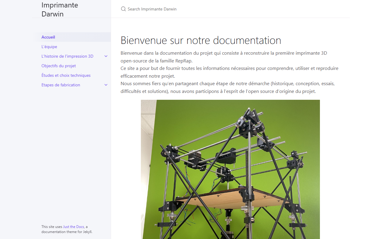 Aperçu de I3 Darwin3dPrinter