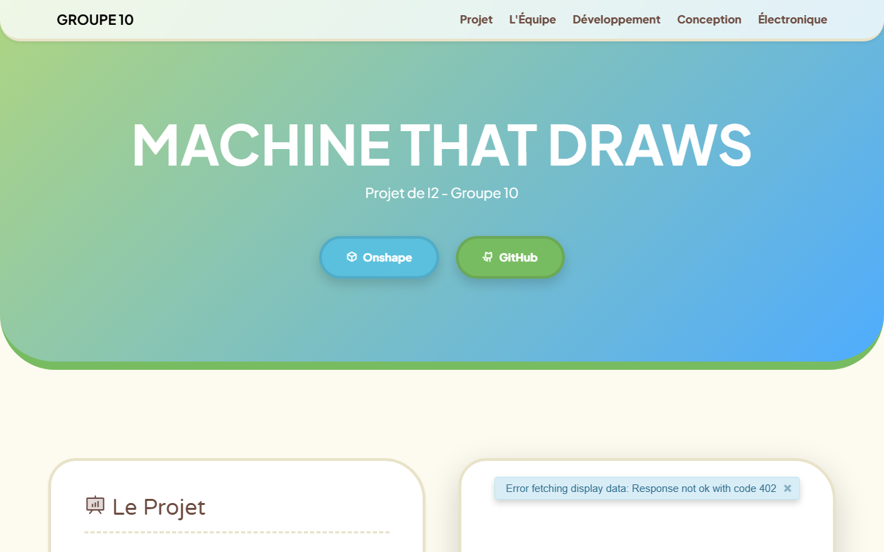Aperçu de MachineThatDraws - Groupe 10