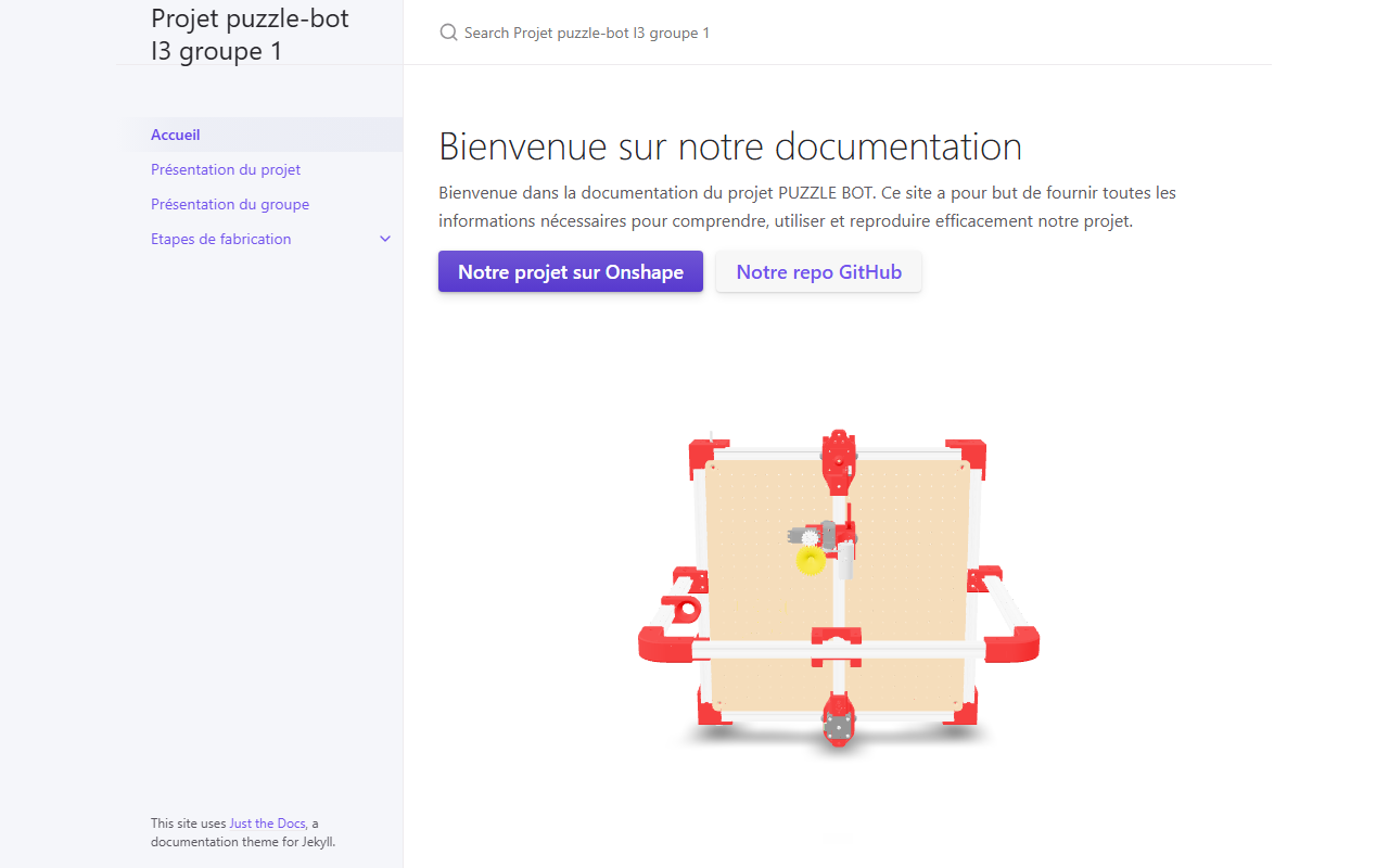 Aperçu de Puzzle Bot - Groupe 01