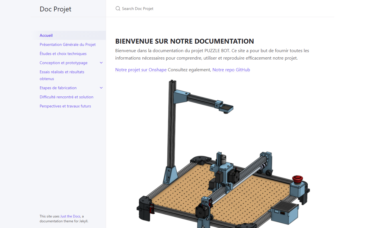 Aperçu de Puzzle Bot - Groupe 03