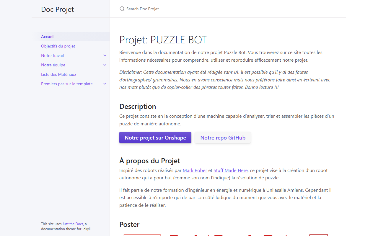 Aperçu de Puzzle Bot - Groupe 05