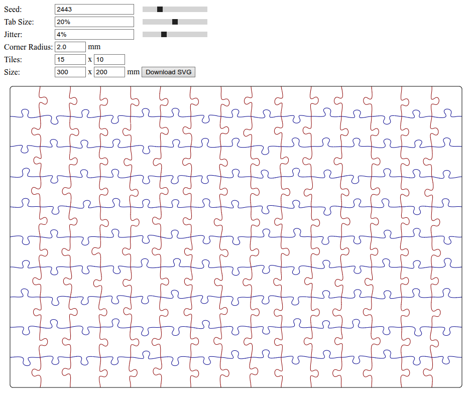 Jigsaw puzzle generator